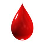 roter Bluttropfen